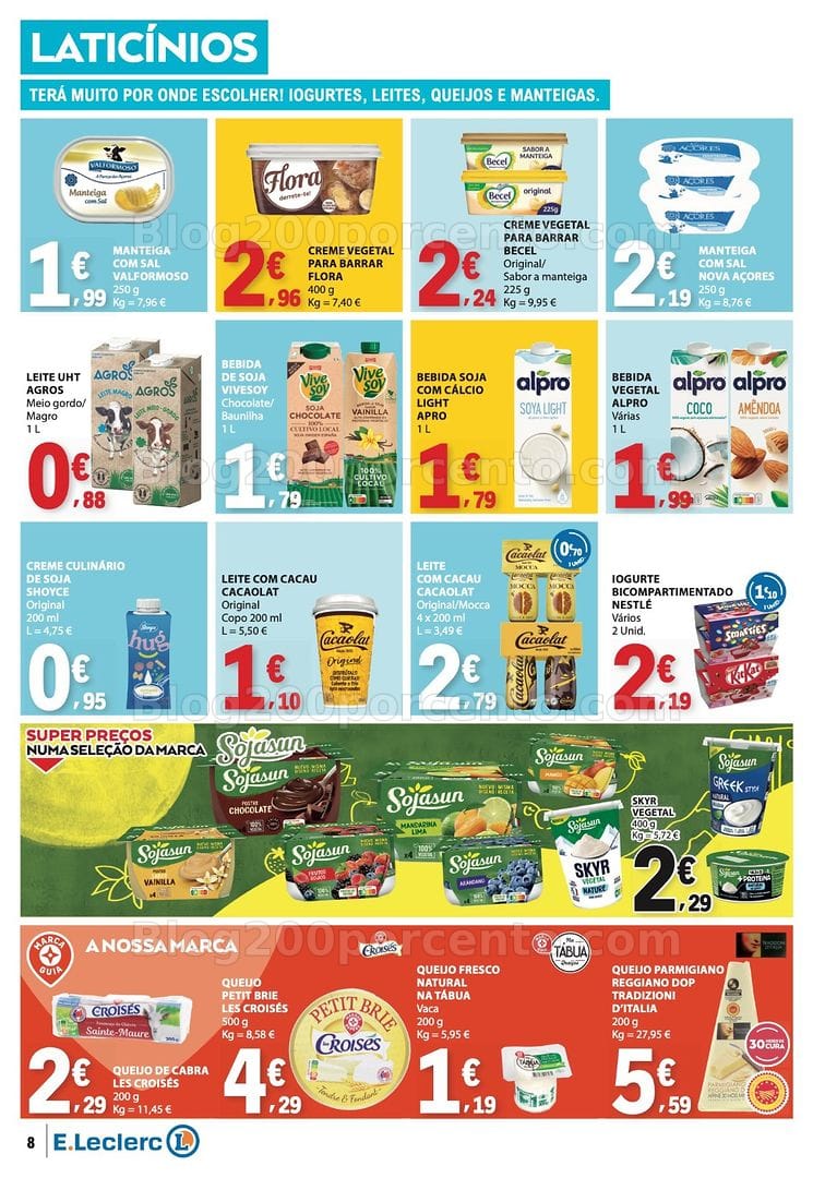 Antevisão Folheto E-LECLERC Promoções de 19 a 25 março